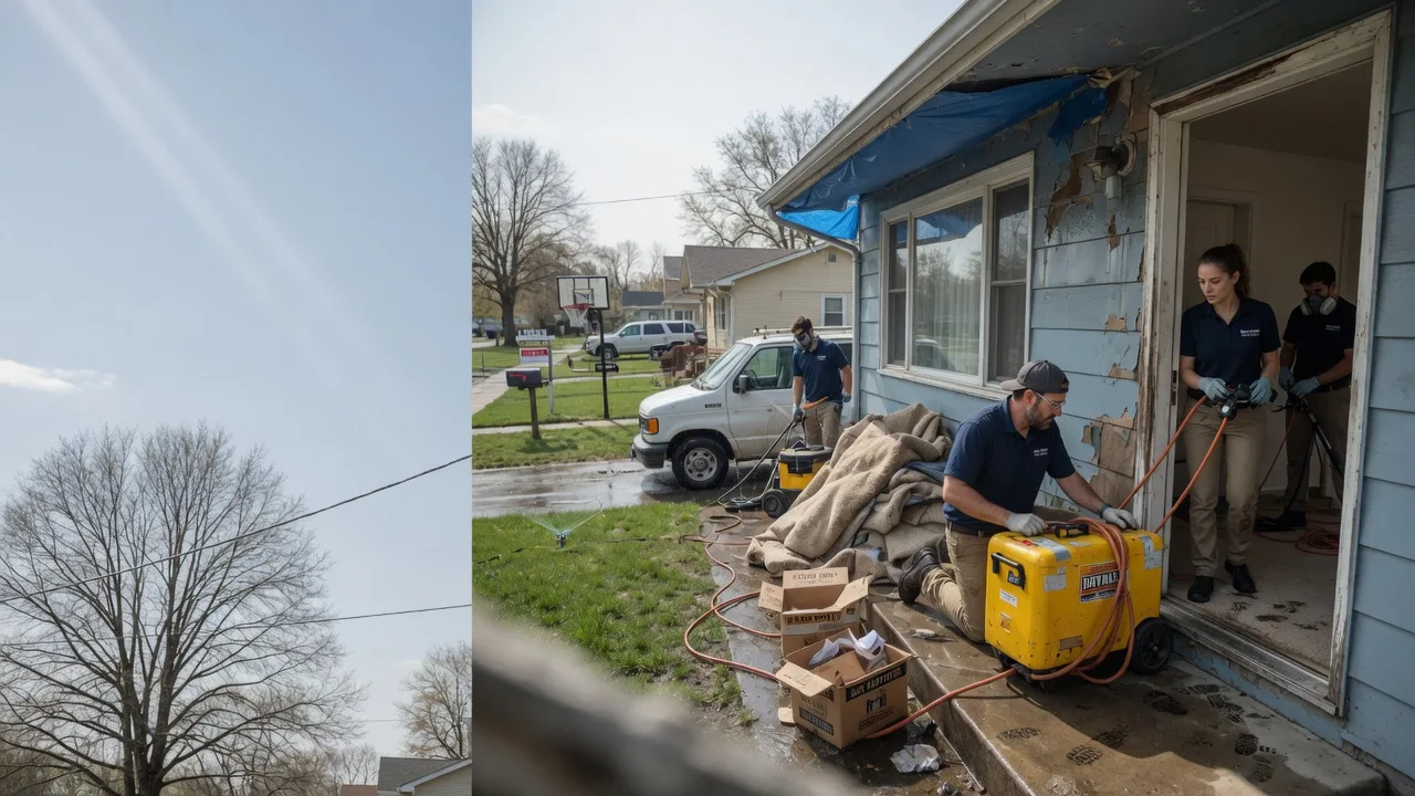 Basement Flood Cleanup in Derby, OH near me